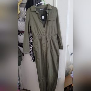 Green pants suit XL